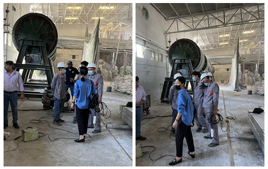 Instalación de la máquina de la línea de producción de plástico amino de Johnley Factory